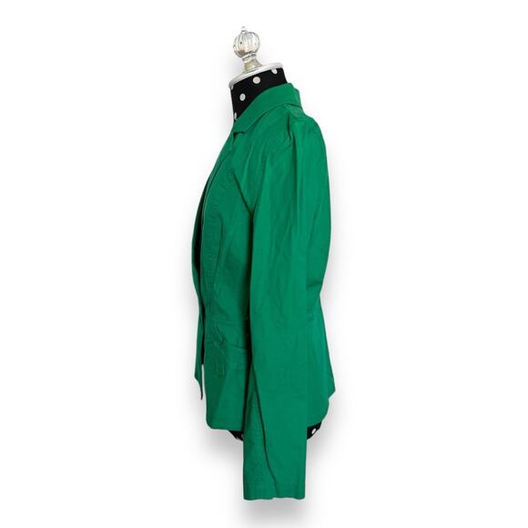 CAbi Womens Jacket Sz S Verde Green Single Button Blazer - Picture 8 of 10